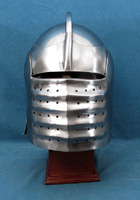 Bellows-face sallet (16ga)