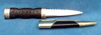 stainless sgian dubh