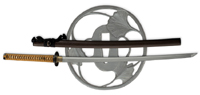 Dragon King ginko leaf katana