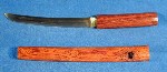 Burmese tanto in shirasaya